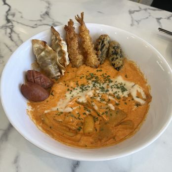 Bunsik - Rose Tteokbokki - Korean Near Me - Bellevue, Washington