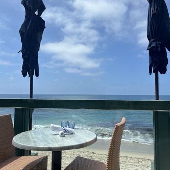 Driftwood Kitchen - view from inside by the window - Seafood Near Me - Laguna Beach, California