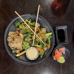 Kings Sushi - Vegetable hibachi.  Very good.  Would have liked more rice.