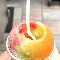 Watermelon, lime, peach