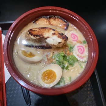Saku Ramen - Tori ramen (chicken) + salted egg + "naruto" - Ramen Near Me - Riverside, California