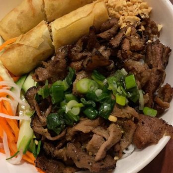 Little Vietnam - grilled pork over rice noodles - Vietnamese Near Me - Chicago, Illinois Little Vietnam - grilled pork over rice noodles - Vietnamese Near Me - Chicago, Illinois