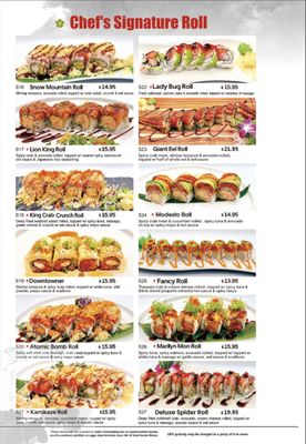 Menu photo 3 Osaka Sushi & Steakhouse Winchester, TN Menu photo 3 Osaka Sushi & Steakhouse Winchester, TN