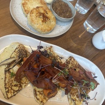 The Søvengård - Homemade biscuits with creamy butter & apple spread AND savory crepes - Scandinavian Near Me - Grand Rapids, Michigan The Søvengård - Homemade biscuits with creamy butter & apple spread AND savory crepes - Scandinavian Near Me - Grand Rapids, Michigan