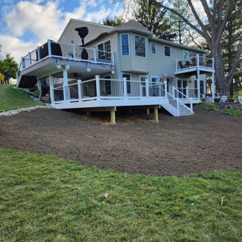 David Grossman Construction - Large tiered deck - General Contractors Near Me