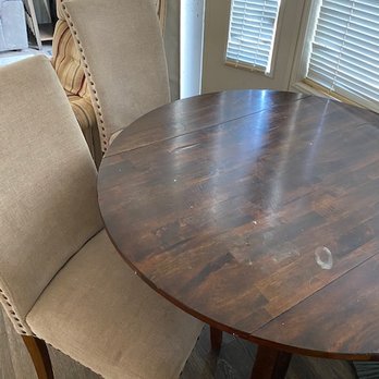 Foxs RV Resort - Dining table.  One of the chairs was broken - Bars Near Me - Parker, Arizona