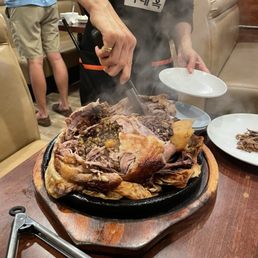 Roasted duck