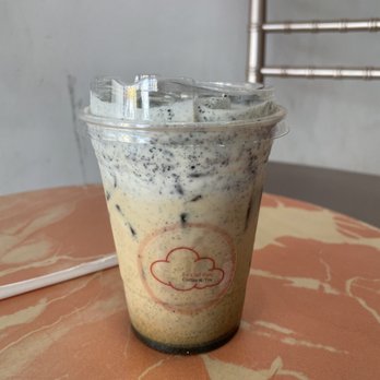 Le Ciel Pink - Black Sesame Cream Latte - Coffee & Tea Near Me - West Hollywood, California Le Ciel Pink - Black Sesame Cream Latte - Coffee & Tea Near Me - West Hollywood, California