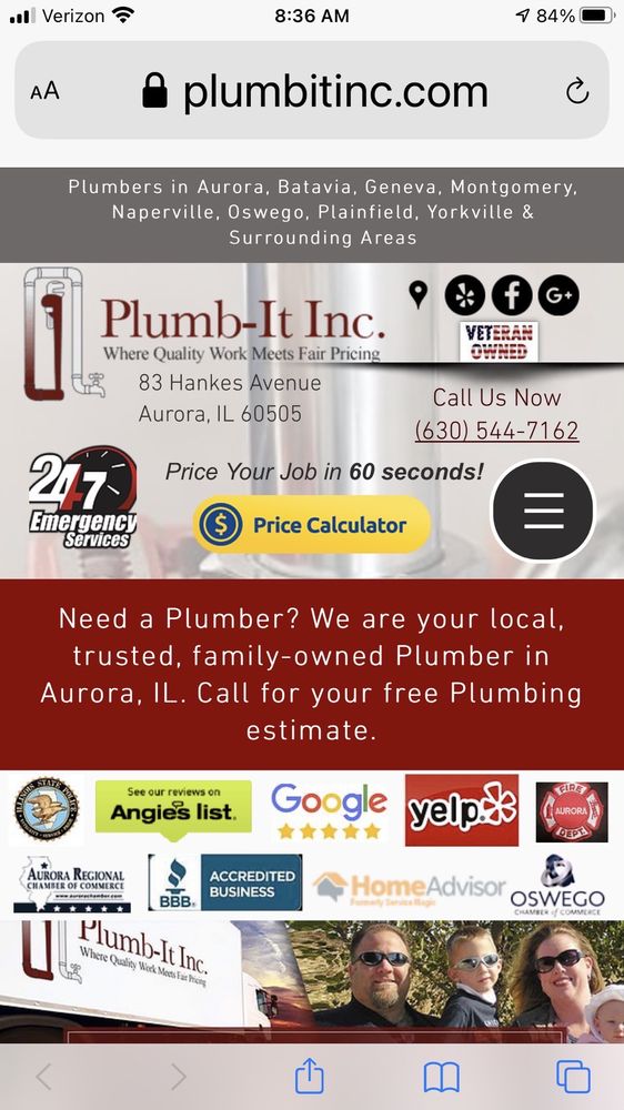 Slide of Plumb It Best