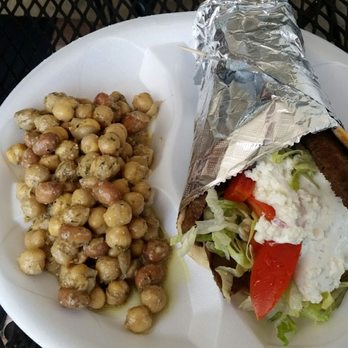 Samad Mediterranean - Gyro wrap with chickpeas. - Mediterranean Near Me - Sandy Springs, Georgia Samad Mediterranean - Gyro wrap with chickpeas. - Mediterranean Near Me - Sandy Springs, Georgia