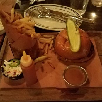 Republic Gastropub - Au Poivre burger spread - Gastropubs Near Me - Bloomfield, Connecticut