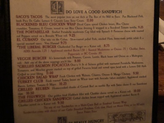 Menu photo 5 The Liberal Cup Hallowell, ME