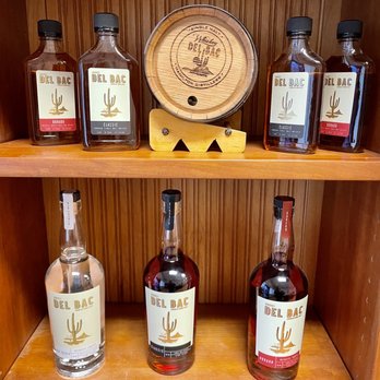 Whiskey Del Bac - Bottle sizes. 750ml and 100 ml. - Distilleries Near Me - Tucson, Arizona