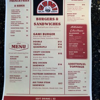Gami Burger - Burgers Near Me - Carmichael, California
