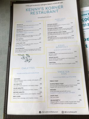 Menu photo 7 Kenny's Korner Restaurant Redington Shores, FL Menu photo 7 Kenny's Korner Restaurant Redington Shores, FL