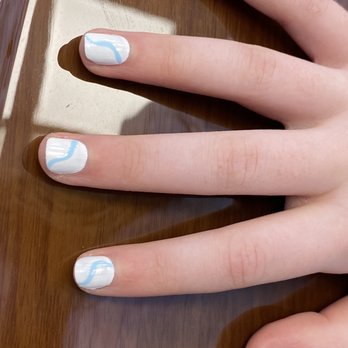 Hello Nails & Spa - Kids mani with design - Nail Salons Near Me - Plainville, Massachusetts Hello Nails & Spa - Kids mani with design - Nail Salons Near Me - Plainville, Massachusetts