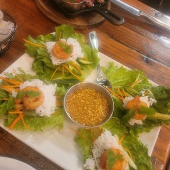 Nittaya's Secret Kitchen - Shrimp lettuce wraps and peanut sauce - Thai Near Me - Las Vegas, Nevada Nittaya's Secret Kitchen - Shrimp lettuce wraps and peanut sauce - Thai Near Me - Las Vegas, Nevada