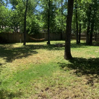 Gomez Lawn Care - a hammock in the back yard - Pressure Washers Near Me