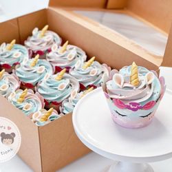 Sisters Confections - All Edible Unicorn Cupcakes