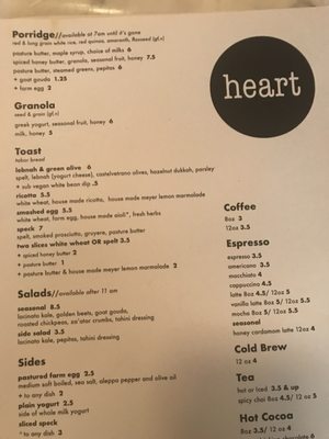 Menu photo 3 Heart Portland, OR Menu photo 3 Heart Portland, OR