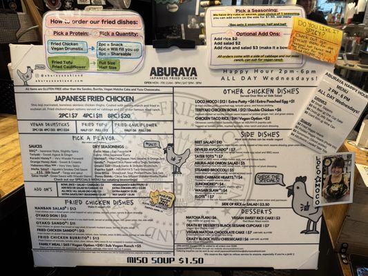 Menu photo 4 Aburaya Oakland, CA