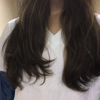 Dramatics NYC - Uneven and excessive layering on one side - Hair Salons Near Me - New York, New York
