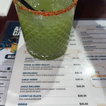 Altos Cantina - Spicy pepino margaritas - Mexican Near Me - West Sacramento, California