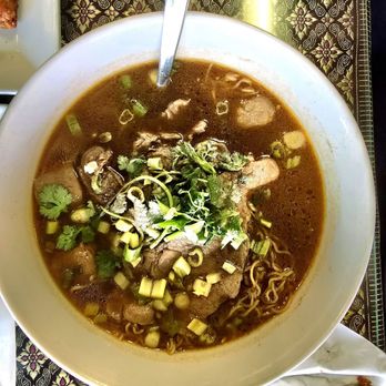 Erawan Thai - Thai beef noodle soup (served w/egg noodles) - Thai Near Me - Cedar City, Utah