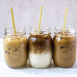 Iced coffee : classic, vanilla,caramel