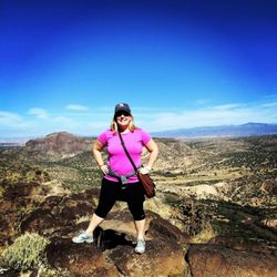 Fitness Generation - Marybeth hiking in New Mexico