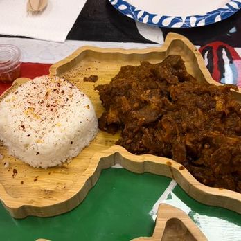 Yagg Sii Tenn - Souple-Kandja (lamb in okra stew with rice) - African Near Me - Apex, North Carolina