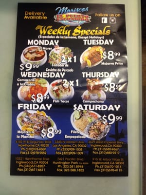 Menu photo 7 Mariscos El Puerto Escondido - Inglewood 1 Inglewood, CA Menu photo 7 Mariscos El Puerto Escondido - Inglewood 1 Inglewood, CA
