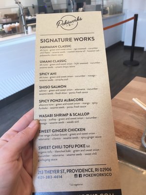Menu photo 7 Pokeworks Providence, RI