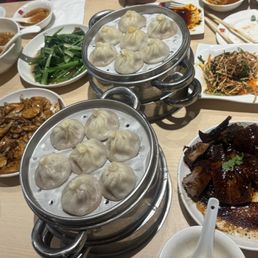 Beef Soup Dumplings 7Pc Soy Sauce Duck Shanghai Pork Wonton Soup Beef Soup Dumplings 7Pc Soy Sauce Duck Shanghai Pork Wonton Soup