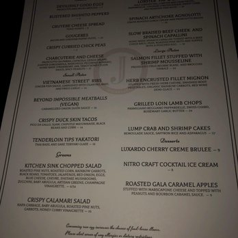 Johnny's - Menu - Cocktail Bars Near Me - Royal Oak, Michigan
