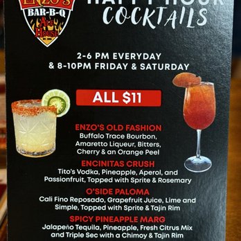 Enzo's BBQ & Ale House - Happy Hour - Barbeque Near Me - Encinitas, California Enzo's BBQ & Ale House - Happy Hour - Barbeque Near Me - Encinitas, California