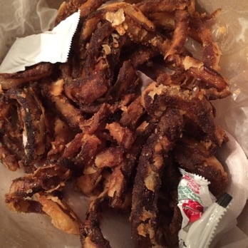 Ted's Hot Dogs - Burnt onion rings - Hot Dogs Near Me - Tonawanda, New York