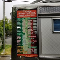 El Gallito Mexican Food Truck - Menu.