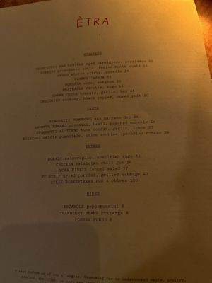 Menu photo 5 Etra Los Angeles, CA Menu photo 5 Etra Los Angeles, CA