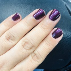 Nails by Rachel - Gel Manicure, (Deep purple for my upcoming birth month)