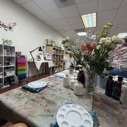 Posh Art - POV of the room / studio prior to event starting.