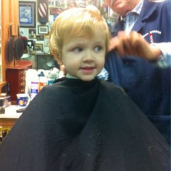Indian Springs Barber Shop - First "big boy" haircut! Great place
