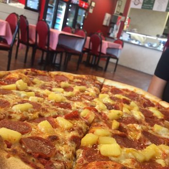 Marinara Pizza - Pepperoni & pineapple pizza - Pizza Near Me - Plano, Texas