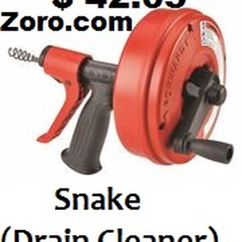 Cheap John's The Drain Professionals - Small hand operated Snake - Plumbing Near Me