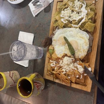 Casa El Desayuno - Tricolor Chilaquiles Tricolor with steak - Breakfast & Brunch Near Me - Las Vegas, Nevada