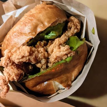Double Chicken Please - Salted Duck Egg Sandwich - Cocktail Bars Near Me - New York, New York Double Chicken Please - Salted Duck Egg Sandwich - Cocktail Bars Near Me - New York, New York