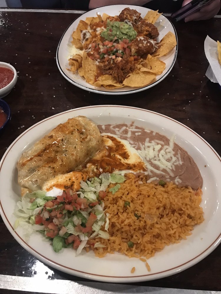 Food from Casa Azteca