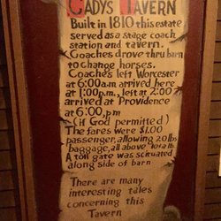 Cady's Tavern - A little history lesson...