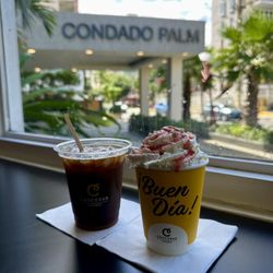 Chocobar Cortés - Coffee and PBJ Whiskey hot chocolate!!!