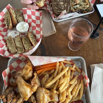 Hound Song Brewing - Boudin eggs rolls, Reuben sandwich and Korean BBQ wings/ fries - Breweries Near Me - Columbus, Texas Hound Song Brewing - Boudin eggs rolls, Reuben sandwich and Korean BBQ wings/ fries - Breweries Near Me - Columbus, Texas